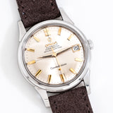 vintage omega constellation dial shot, on its back