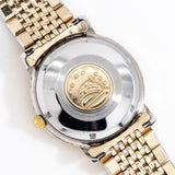 vintage omega constellation yg ww, case back