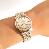 vintage omega constellation yg ww, wrist shot