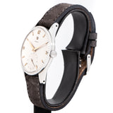 vintage omega jumbo wristwatch, side view