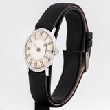 vintage jlc mystery dial, crown shot