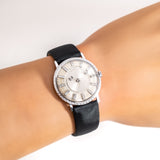 vintage jlc mystery dial shot, wrist shot