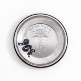 vintage rolex date automatic blue, interior case back