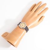 vintage omega wwii era watch, wrist shot overview