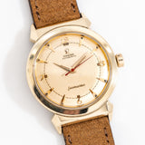 vintage omega seamaster ww, on its back