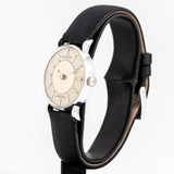 vintage jlc mystery dial automatic ww, crown shot