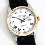 1979 Vintage Rolex Datejust Ref. 16030 "Buckley" Dial 18k Yellow Gold & Stainless Steel Watch (# 15640)