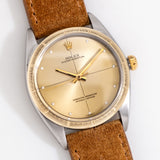 vintage rolex oyster perpetual zephyr ww, on its back