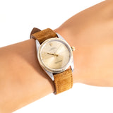 vintage rolex oyster perpetual zephyr ww, wrist shot close up