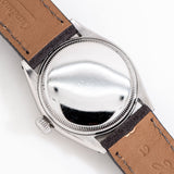 vintage rolex op waffle dial, case back