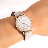 vintage jlc rg ww, wrist shot close up