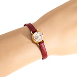 vintage omega ladies ww, wrist shot close up