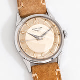 vintage longines ww, on its back