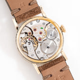 vintage longines military style ygfilled ww, movement shot