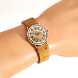 vintage elgin ygfilled ww, wrist shot close up