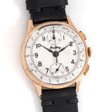 vintage breitling chronograph ww, on its back