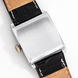 vintage bulova square-shaped ww, case back