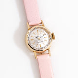 vintage omega ladymatic ww pink, on its back