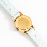 vintage omega ladies yg blue, case back