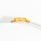 vintage omega ladies yg blue, case shot