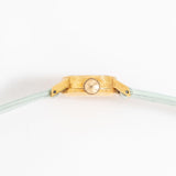 vintage omega ladies yg blue, crown shot