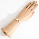 vintage omega ladies yg blue, wrist shot overview