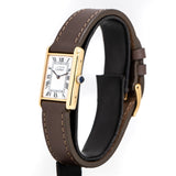 vintage cartier tank must de mens ww, side view crown shot