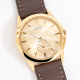 vintage rolex verislim ww, on its back