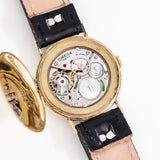 vintage omega 14k yg ww, movement shot