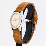 vintage rolex oyster ww dial shot, side view