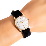 vintage rolex precision ww, wrist shot close up