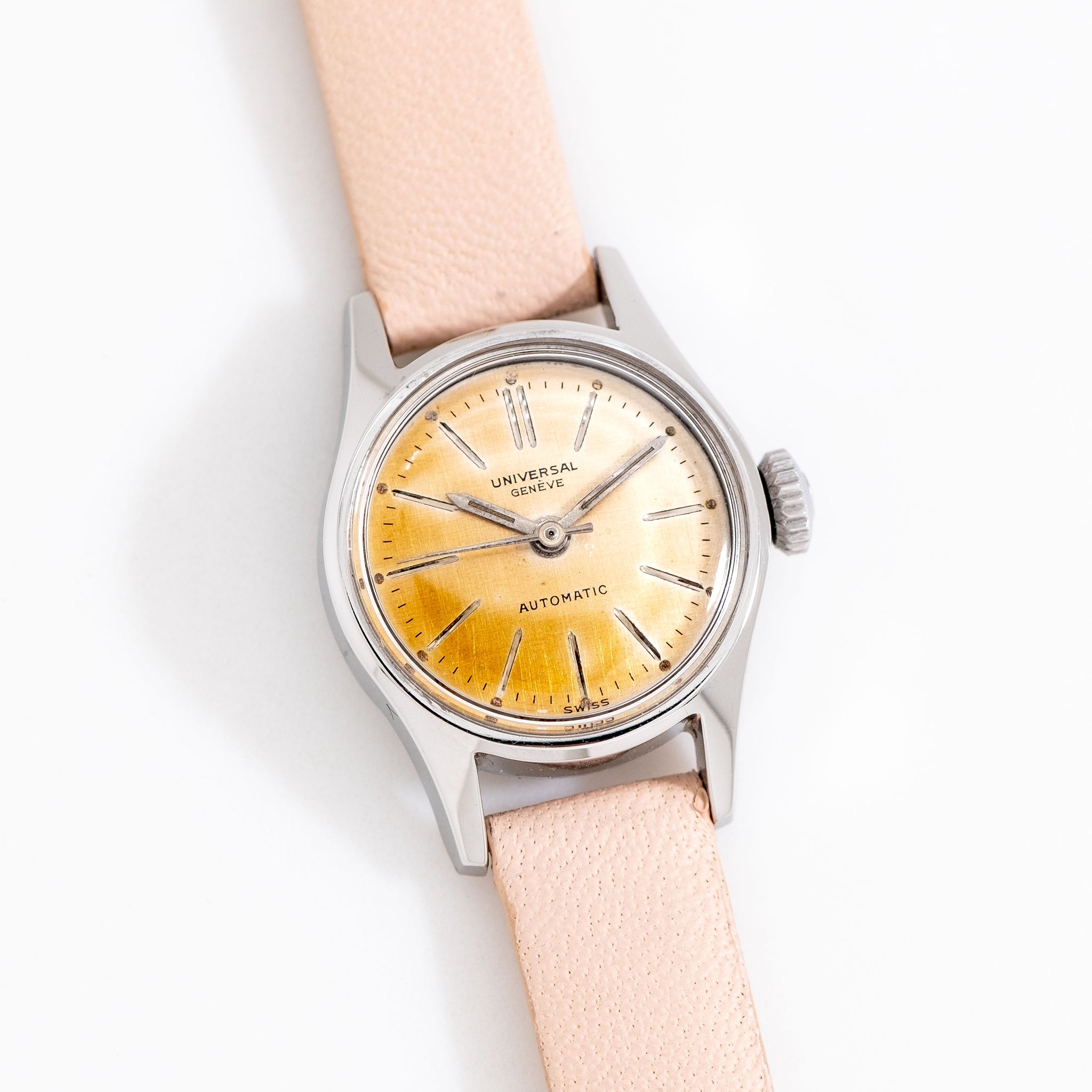 UNIVERSAL GENEVE クォーツ レディース腕時計 199 1959 Vintage Ladies Universal Genéve Automatic Stainless Steel