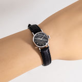 vintage iwc ladies ww, wrist shot close up