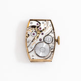 vintage benrus curvex ww, movement