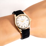 vintage omega seamaster ww, wrist shot close up