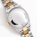 vintage rolex date two tone ww, case back