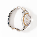 vintage rolex date two tone ww, side view