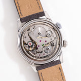 1960's Vintage Girard Perregaux Alarm Stainless Steel Watch (# 14598)