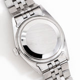 vintage rolex datejust linen 1980 ww, case back