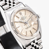 vintage rolex datejust linen 1980 ww, side view