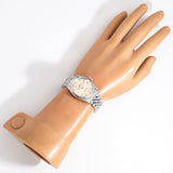 vintage rolex datejust linen 1980 ww, wrist shot overview