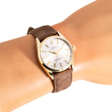 vintage rolex op yg shell ww, wrist shot close up