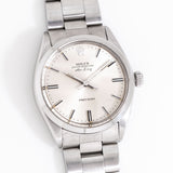 vintage rolex air king ww, on its back