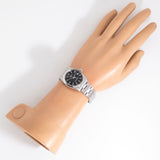 vintage rolex date black ww, wrist shot overview