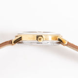 vintage omega constellation yg, crown shot