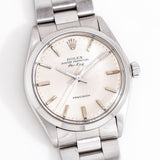 vintage rolex air king ww, on its back