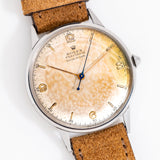 vintage rolex precision ss ww zurich, on its back