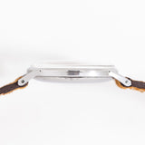 vintage rolex precision ss ww zurich, side view case shot