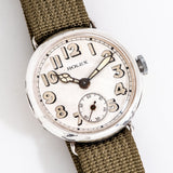 vintage rolex ww1, on its back