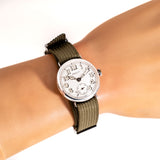 vintage rolex ww1, wrist shot close up